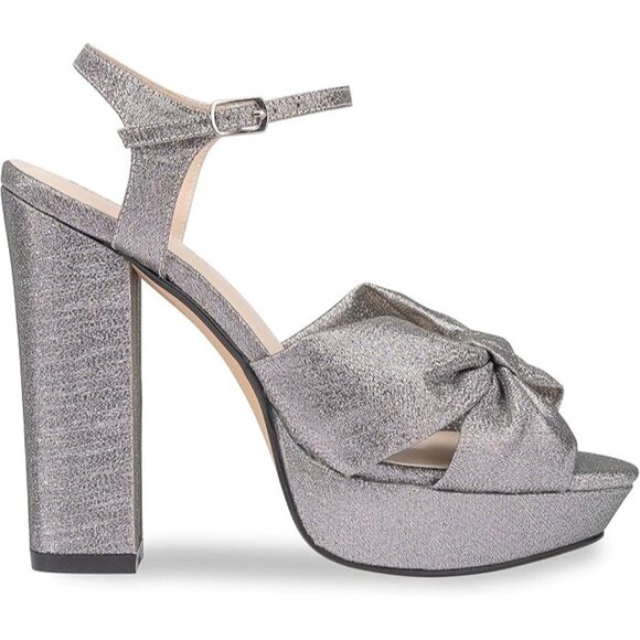 Touch Ups Women's Sailor Heeled Sandal Benjamin Walk Size 9M Pewter - Picture 8 of 9